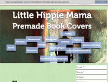 Tablet Screenshot of littlehippiemama.com